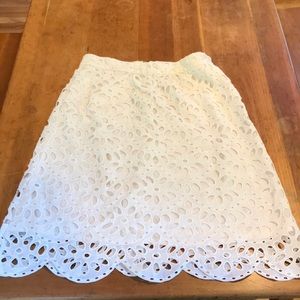 Ann Taylor eyelet skirt